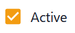 Activated checkbox
