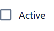 Deactivated checkbox